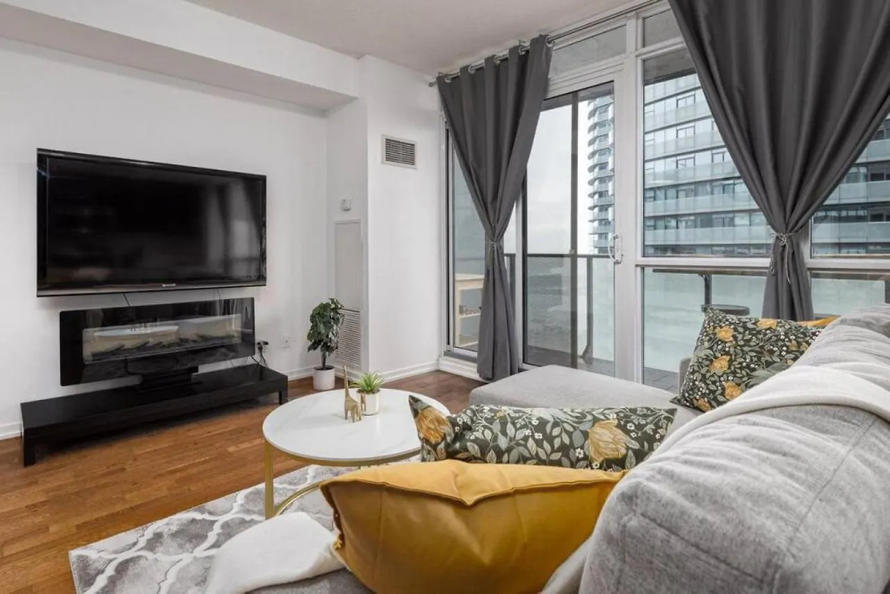 Сasa de vacaciones Urban Lifestyle 1Br Suite W Cn Tower And Lake View Toronto